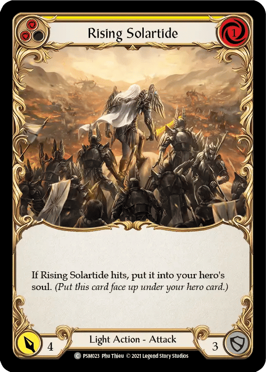 Rising Solartide (Yellow) — Prism - Blitz Deck — Flesh and Blood