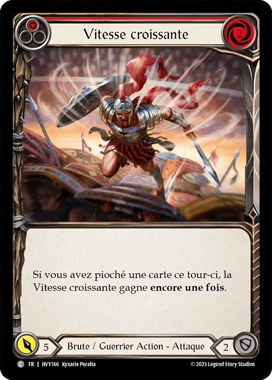 Vitesse croissante — Heavy Hitters — Flesh and Blood