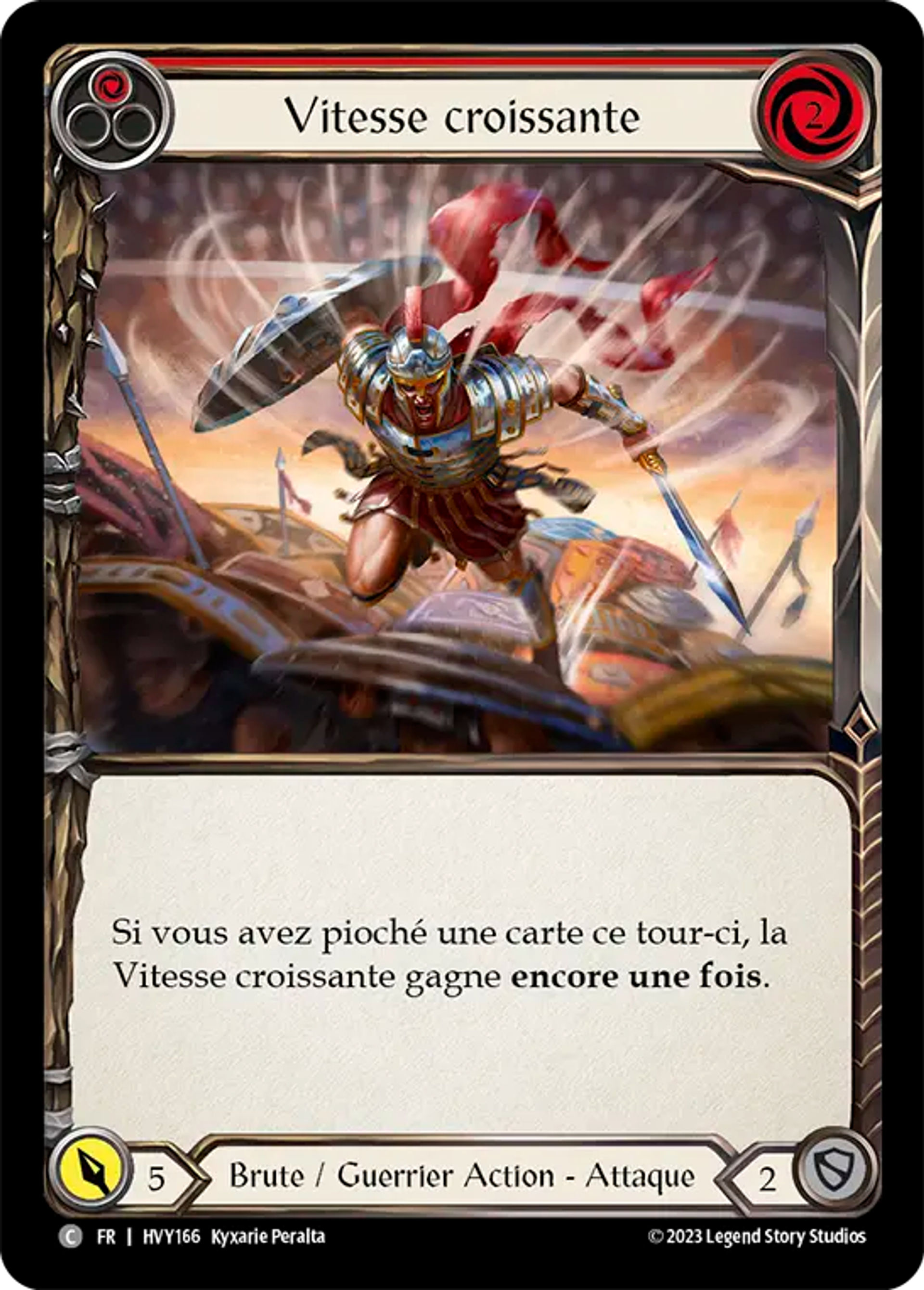 Vitesse croissante — Heavy Hitters — Flesh and Blood