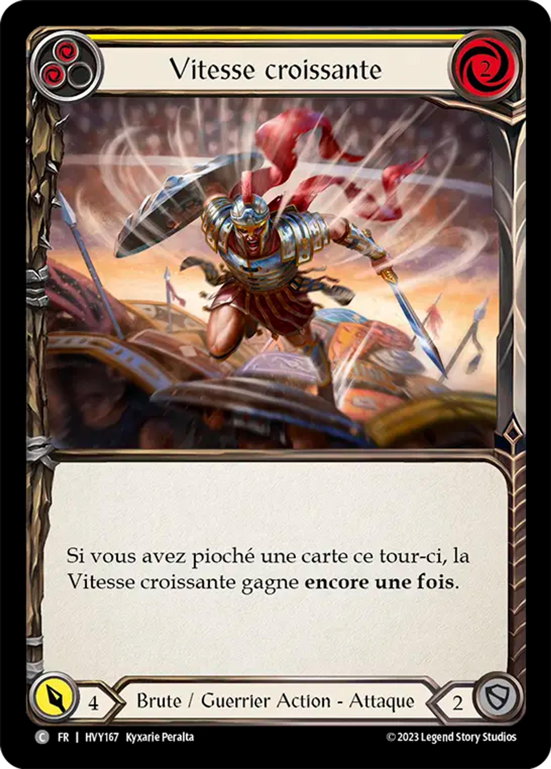 Vitesse croissante — Heavy Hitters — Flesh and Blood