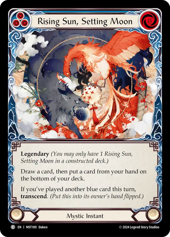 Rising Sun, Setting Moon (Blue) — Part the Mistveil — Flesh and Blood