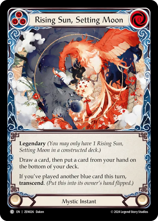 Rising Sun, Setting Moon (Blue) — Zen - Blitz Deck — Flesh and Blood