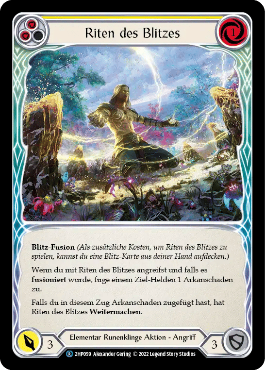 Rites of Lightning (Yellow) — History Pack 2 - Black Label — Flesh and Blood