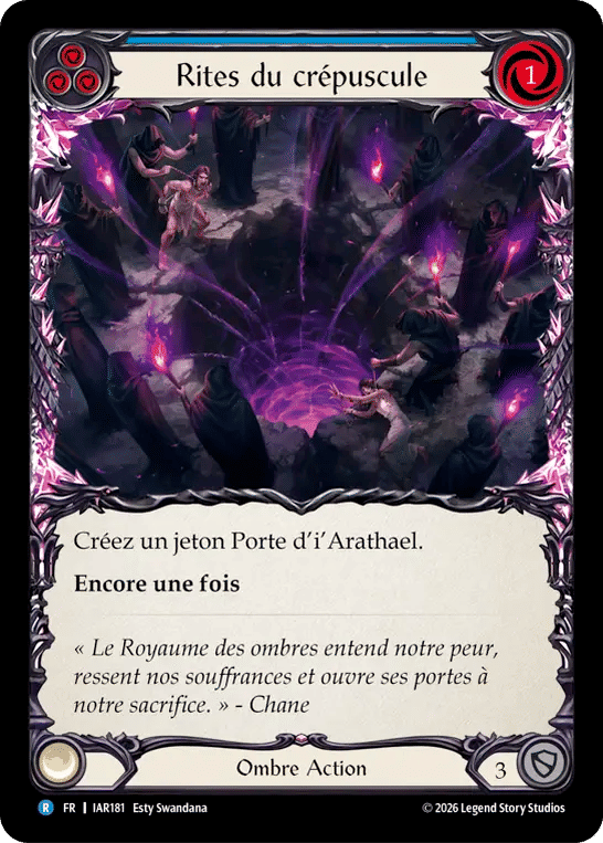 Rites du crépuscule — Usurp the Shadow Throne — Flesh and Blood