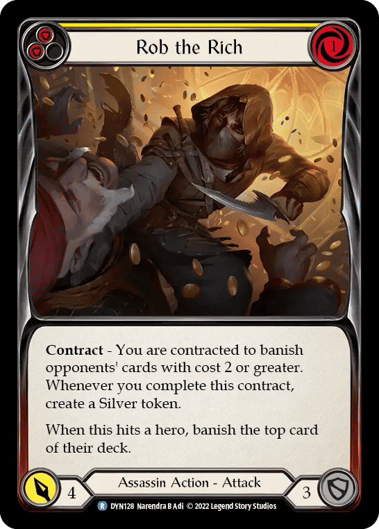 Rob the Rich (Yellow) — Dynasty — Flesh and Blood