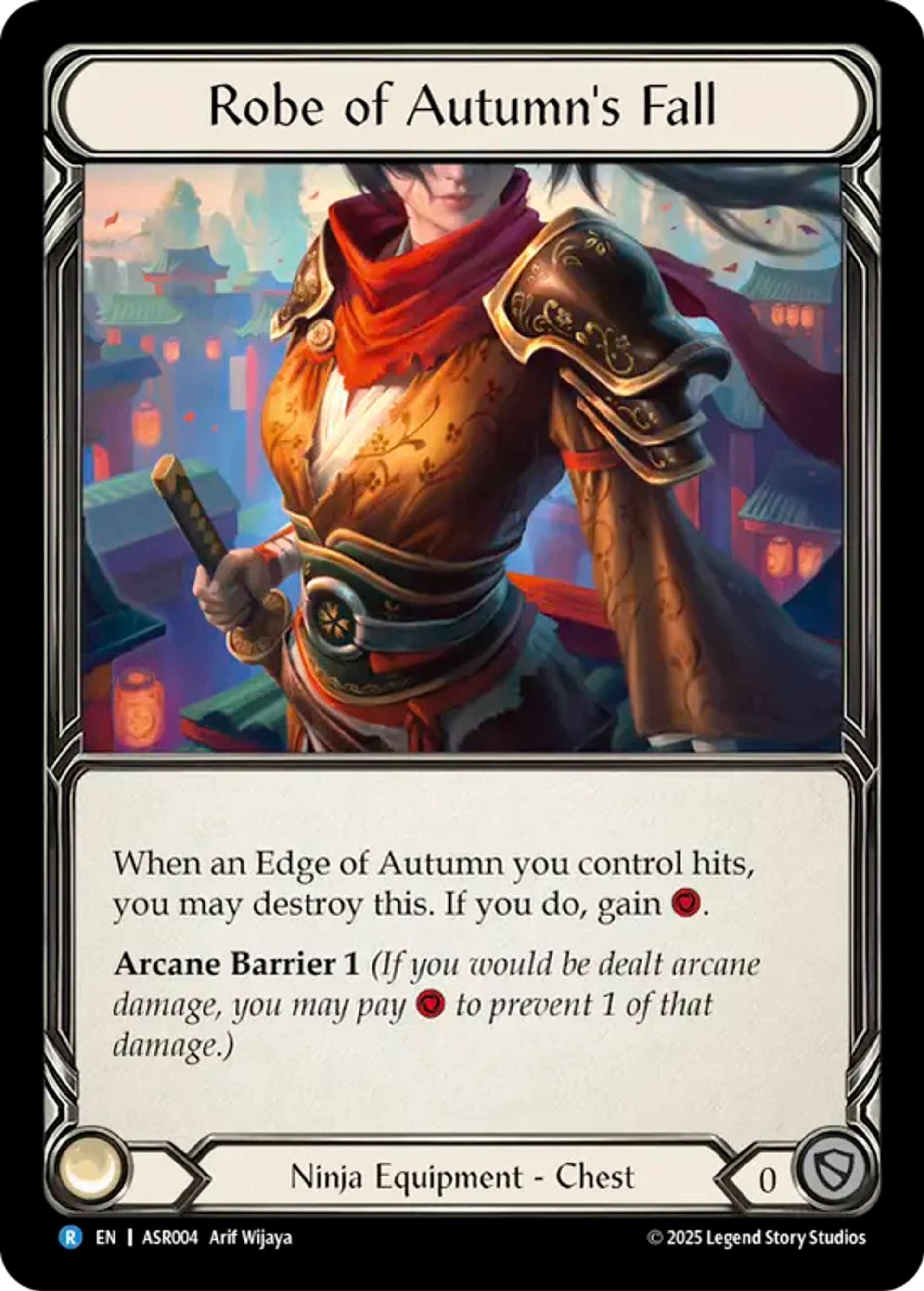 Robe of Autumn's Fall — Armory Deck - Ira, Scarlet Revenger — Flesh and Blood