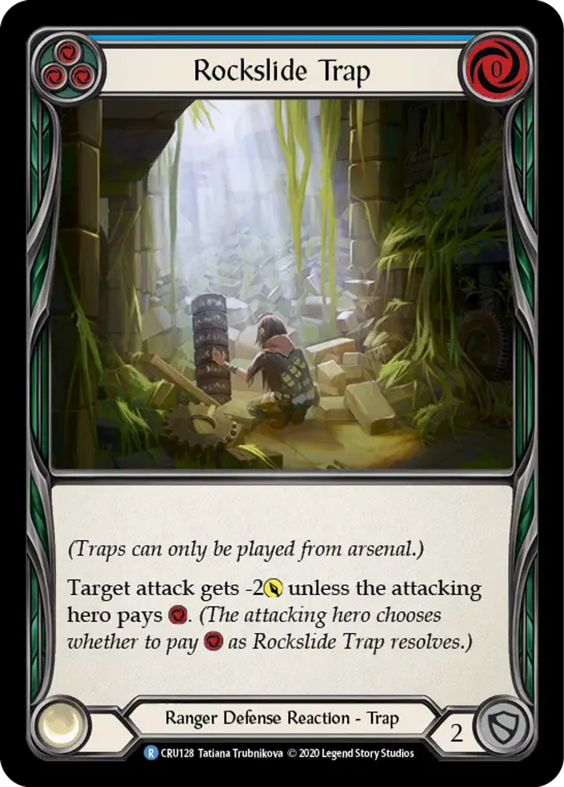 Rockslide Trap (Blue) — Crucible of War — Flesh and Blood