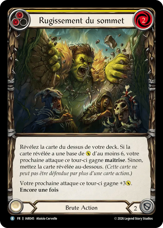 Rugissement du sommet — Usurp the Shadow Throne — Flesh and Blood