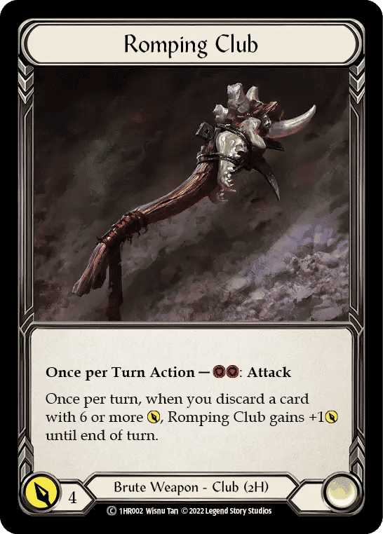 Romping Club — Rhinar - Blitz Deck — Flesh and Blood