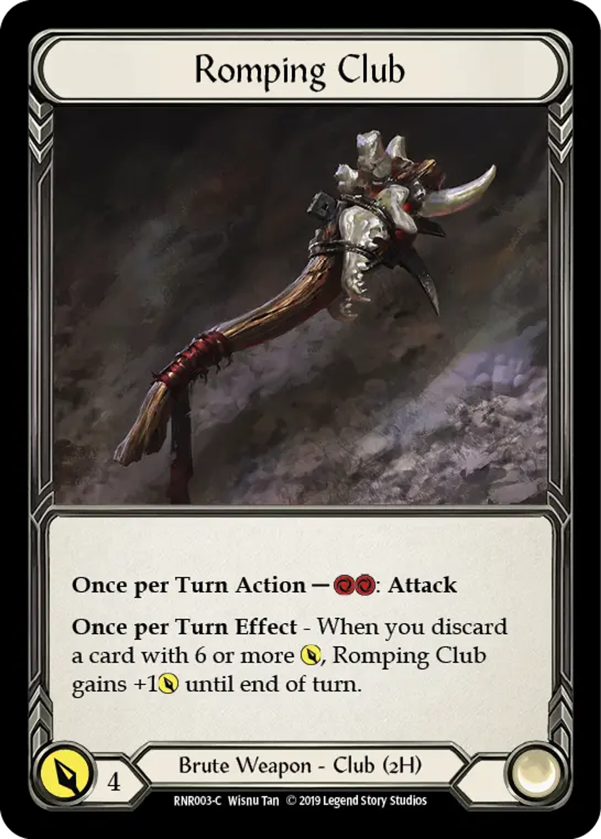 Romping Club — Rhinar, Reckless Rampage - Hero Deck — Flesh and Blood