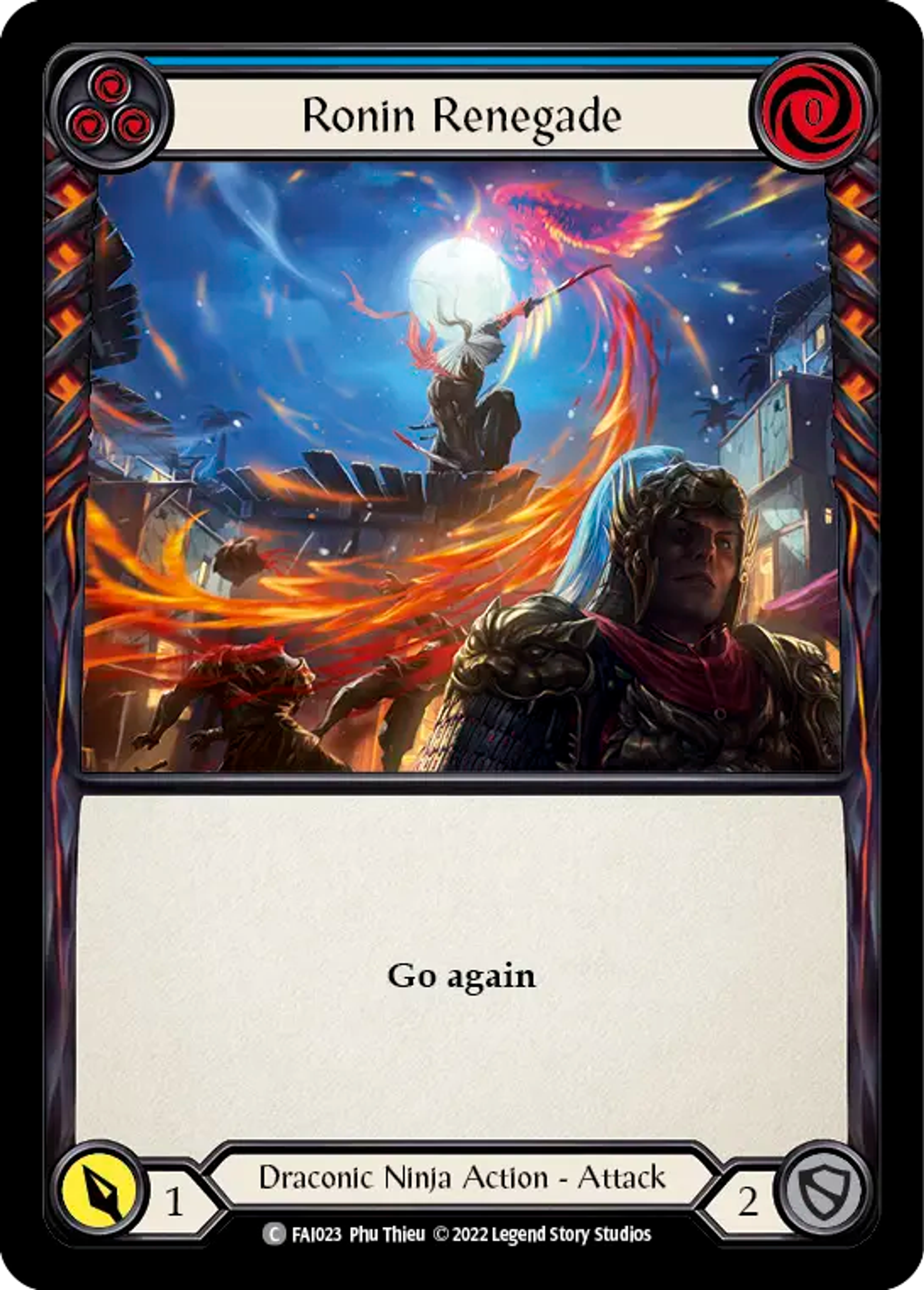 Ronin Renegade (Blue) — Fai - Blitz Deck — Flesh and Blood