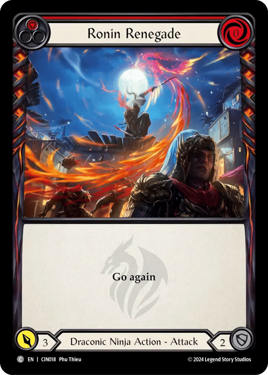 Ronin Renegade (Red) — The Hunted Blitz Deck - Cindra — Flesh and Blood