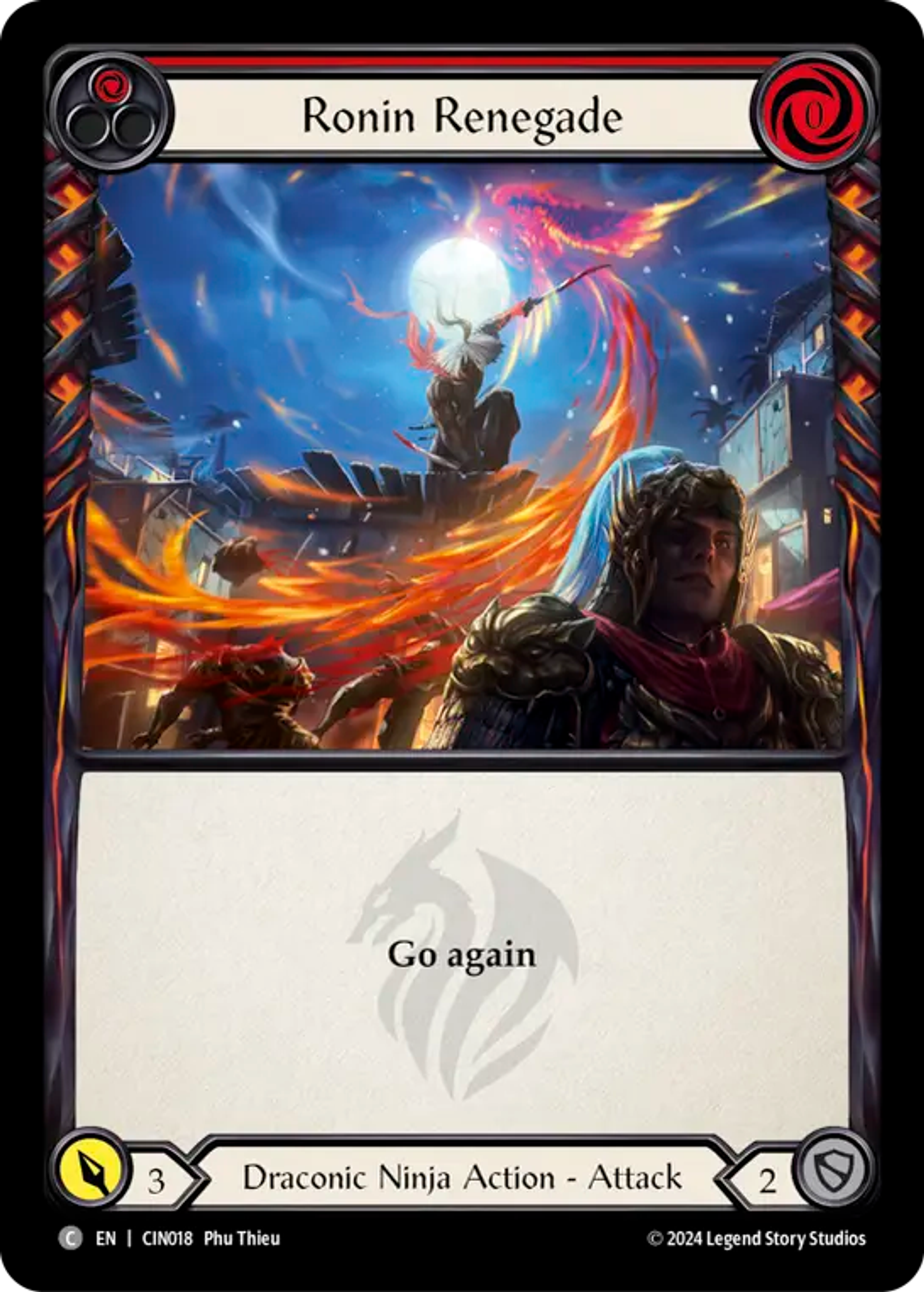 Ronin Renegade (Red) — The Hunted Blitz Deck - Cindra — Flesh and Blood