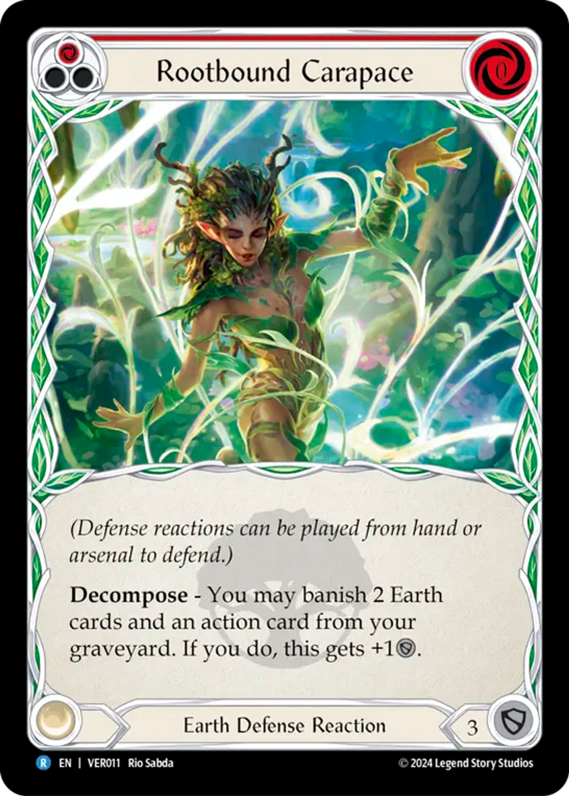 Rootbound Carapace (Red) — Rosetta Blitz Deck - Verdance — Flesh and Blood