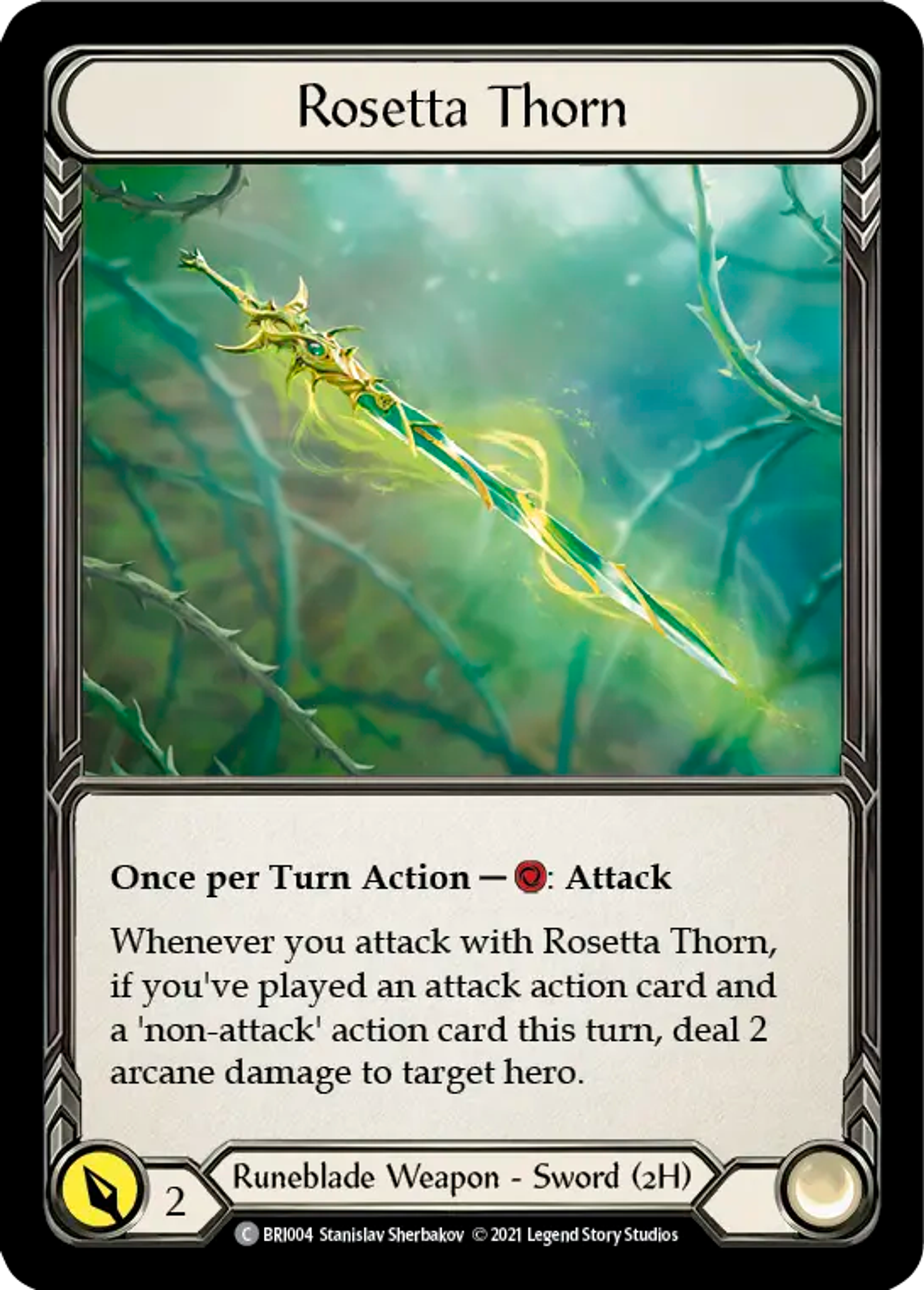 Rosetta Thorn — Briar - Blitz Deck — Flesh and Blood