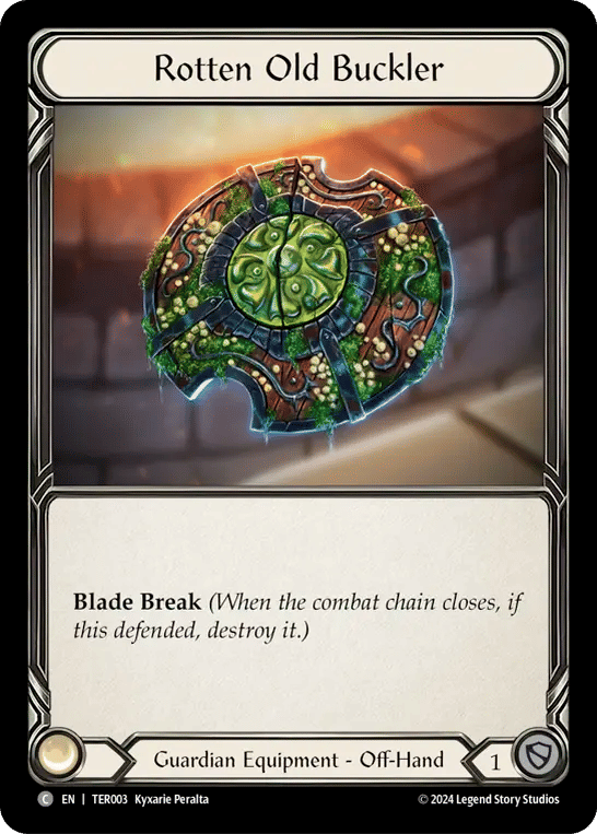 Rotten Old Buckler — 1st Strike - Terra — Flesh and Blood