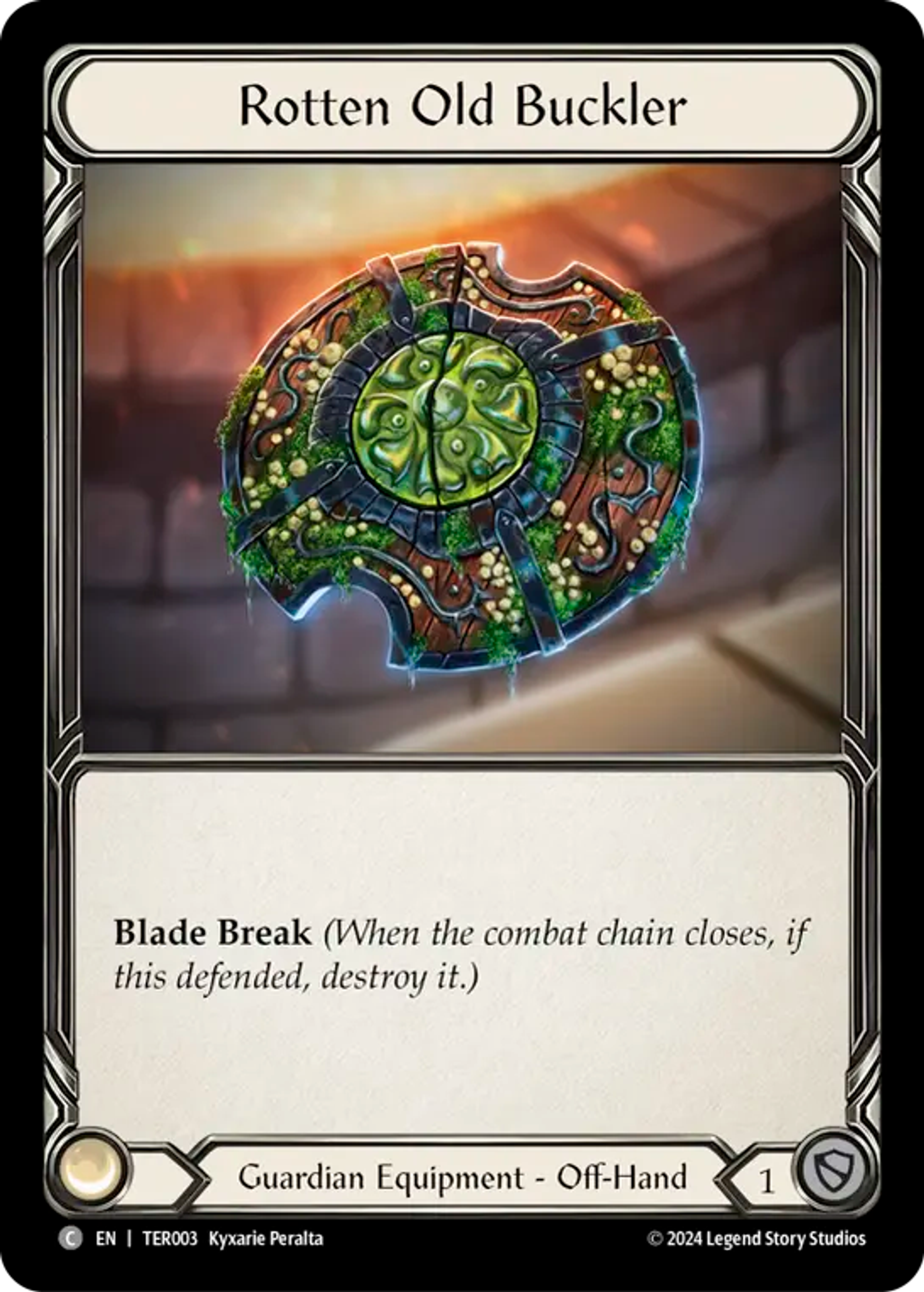 Rotten Old Buckler — 1st Strike - Terra — Flesh and Blood