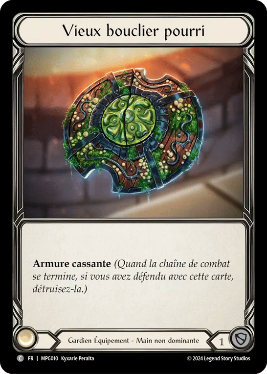 Vieux bouclier pourri — Mastery Pack Guardian — Flesh and Blood