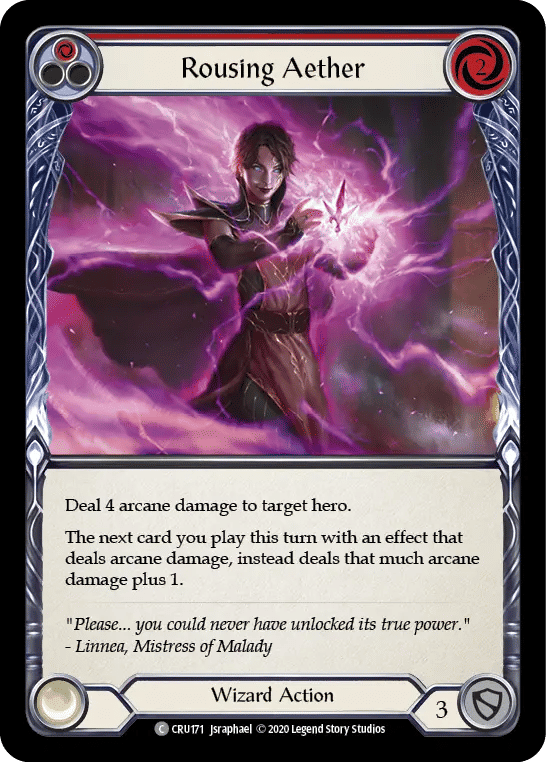 Rousing Aether (Red) — Crucible of War — Flesh and Blood