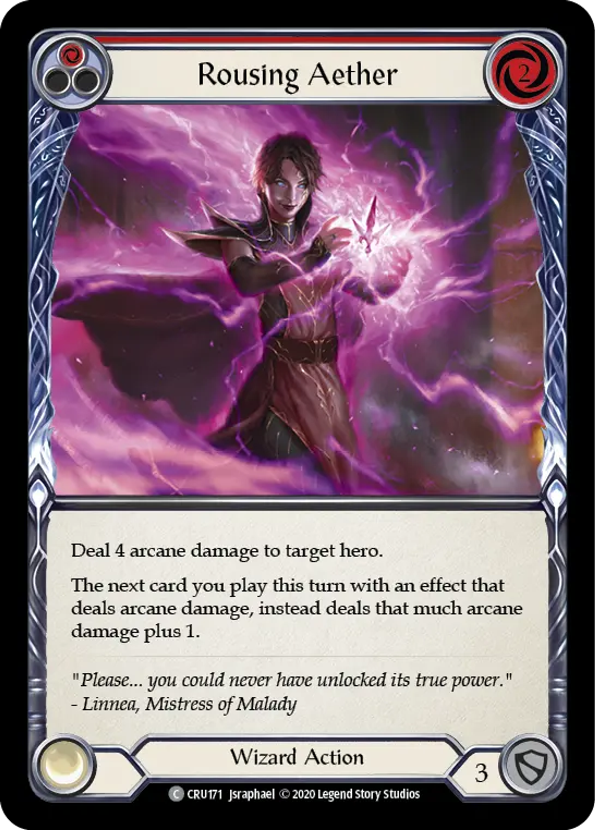 Rousing Aether (Red) — Crucible of War — Flesh and Blood