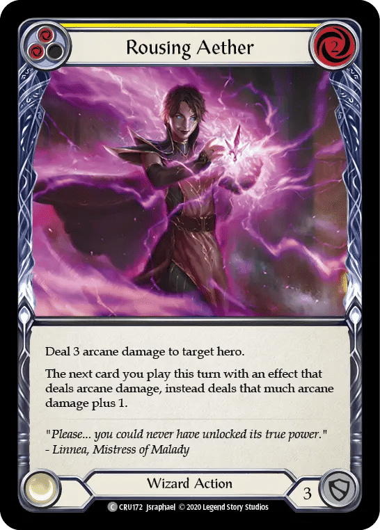 Rousing Aether (Yellow) — Crucible of War — Flesh and Blood