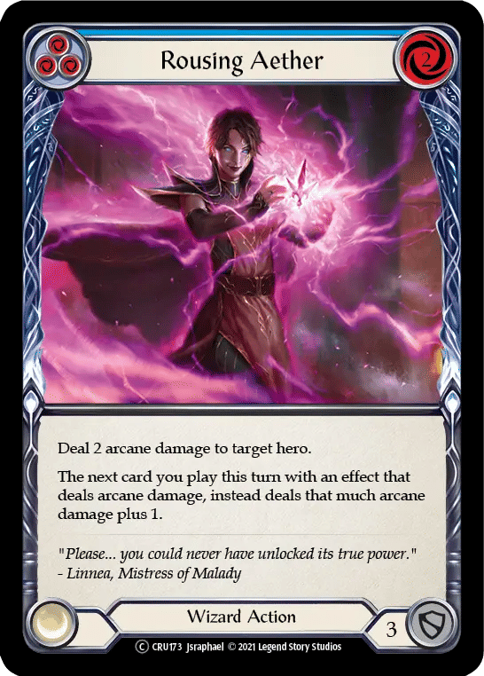 Rousing Aether (Blue) — Crucible of War - Unlimited — Flesh and Blood