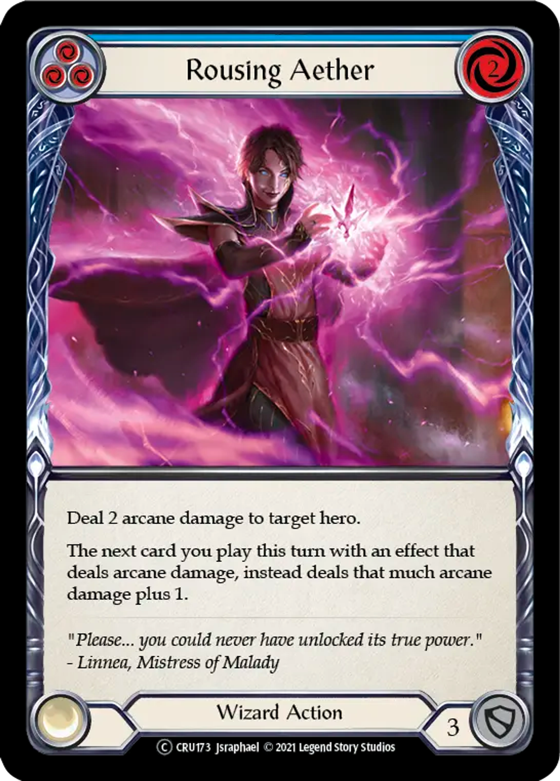 Rousing Aether (Blue) — Crucible of War - Unlimited — Flesh and Blood