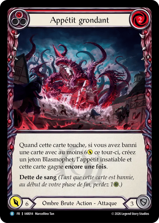 Appétit grondant — Usurp the Shadow Throne — Flesh and Blood