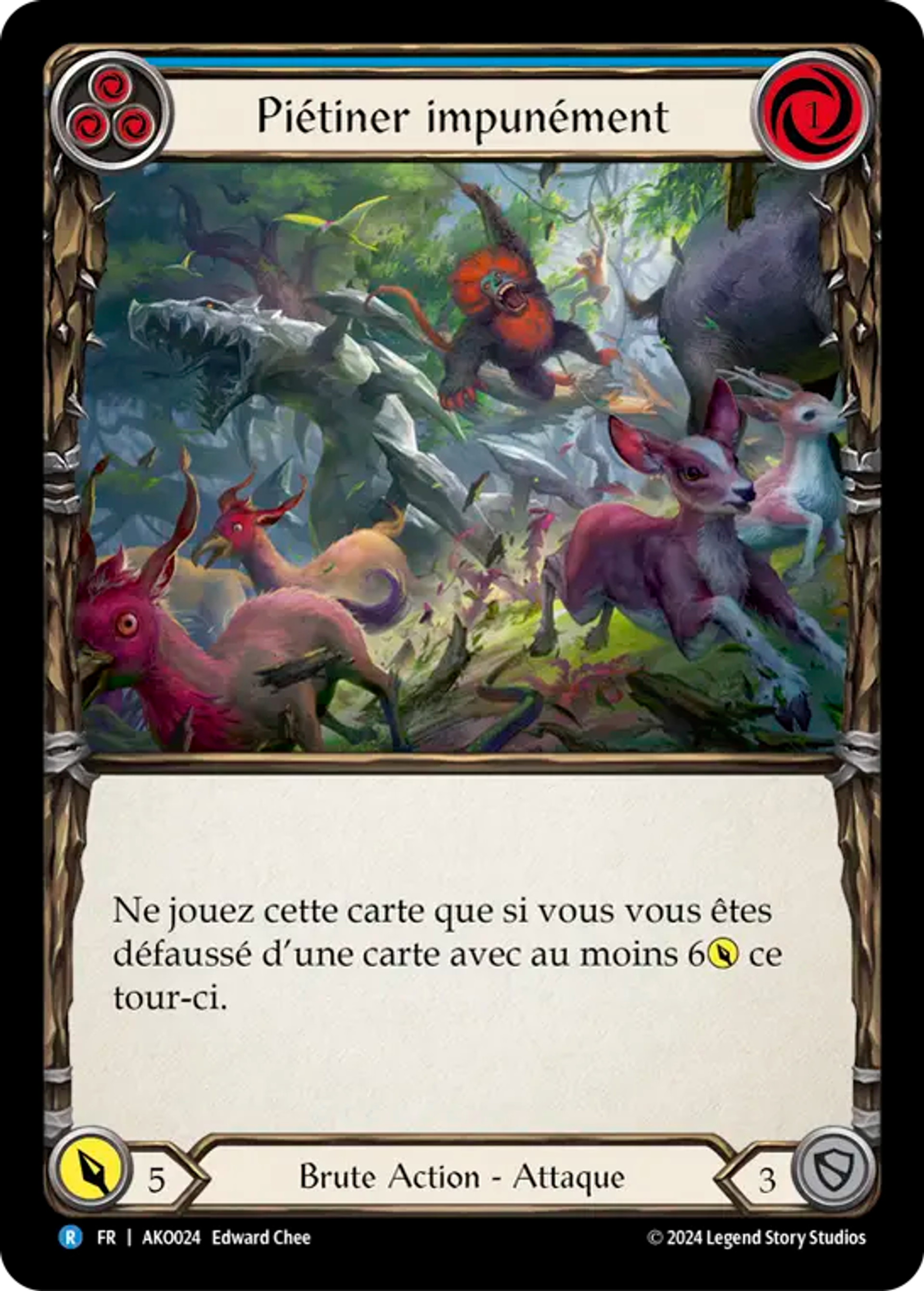 Piétiner impunément — Armory Deck - Kayo, Armed and Dangerous — Flesh and Blood