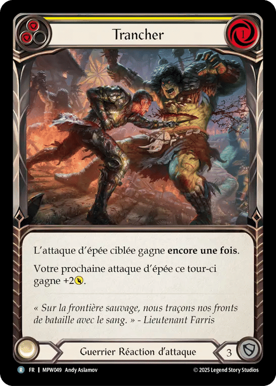 Trancher — Mastery Pack Warrior — Flesh and Blood