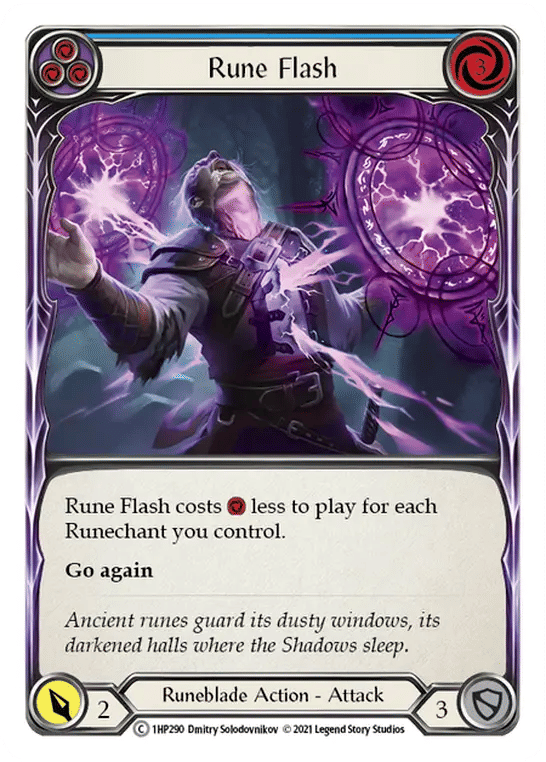 Rune Flash (Blue) — History Pack 1 — Flesh and Blood