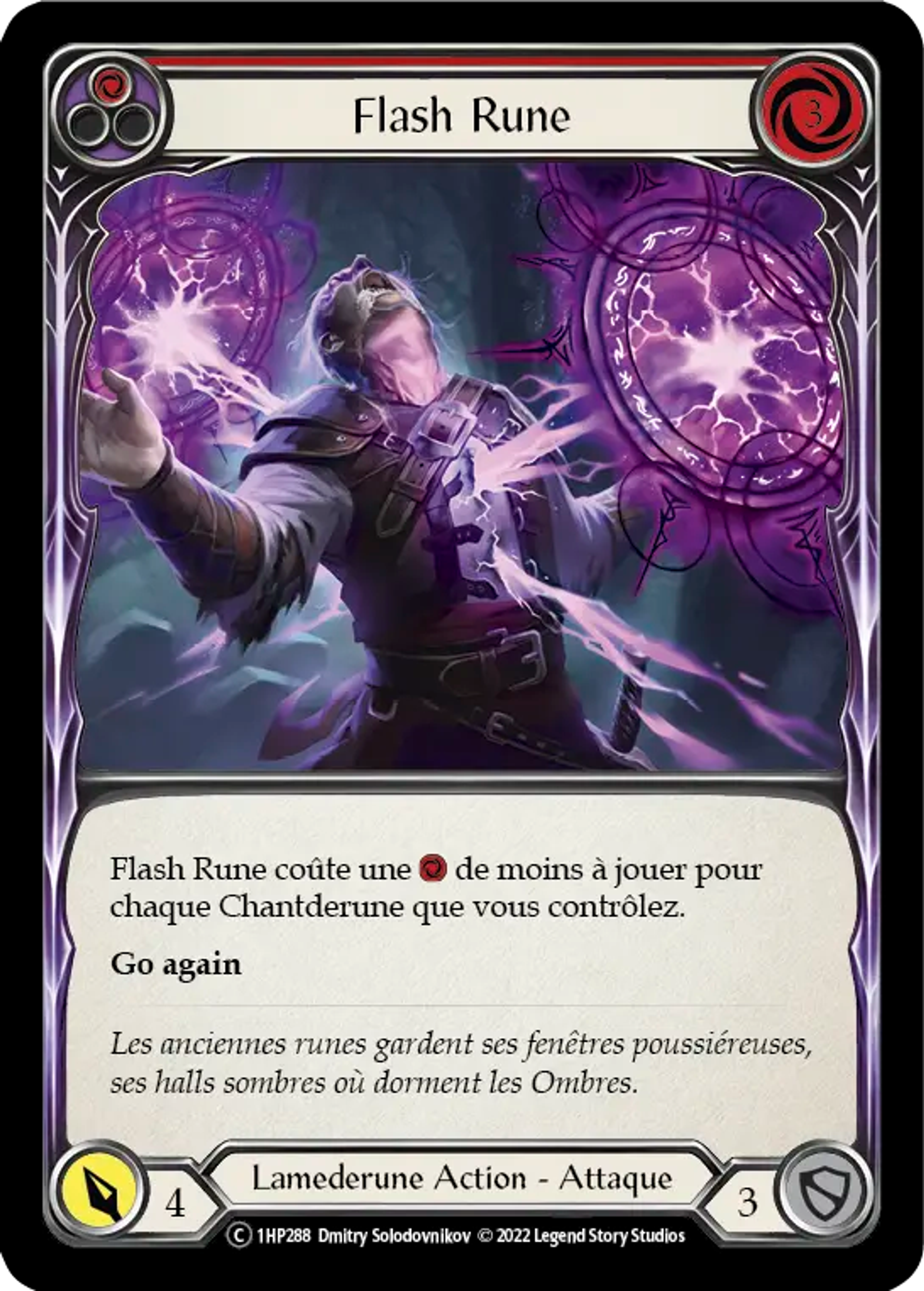 Flash Rune — History Pack 1 - Black Label — Flesh and Blood