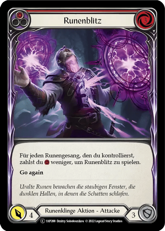 Rune Flash (Red) — History Pack 1 - Black Label — Flesh and Blood