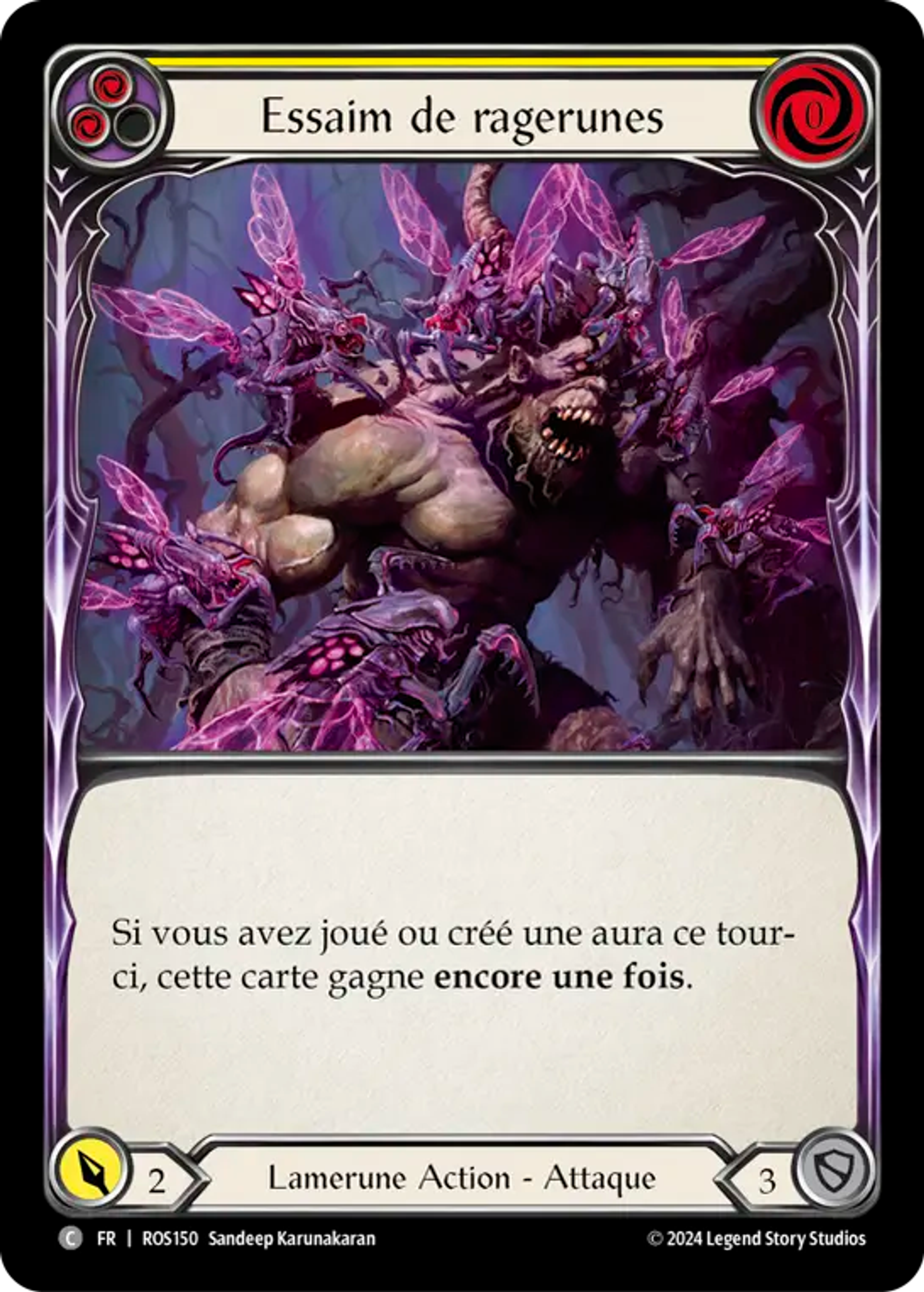 Essaim de ragerunes — Rosetta — Flesh and Blood