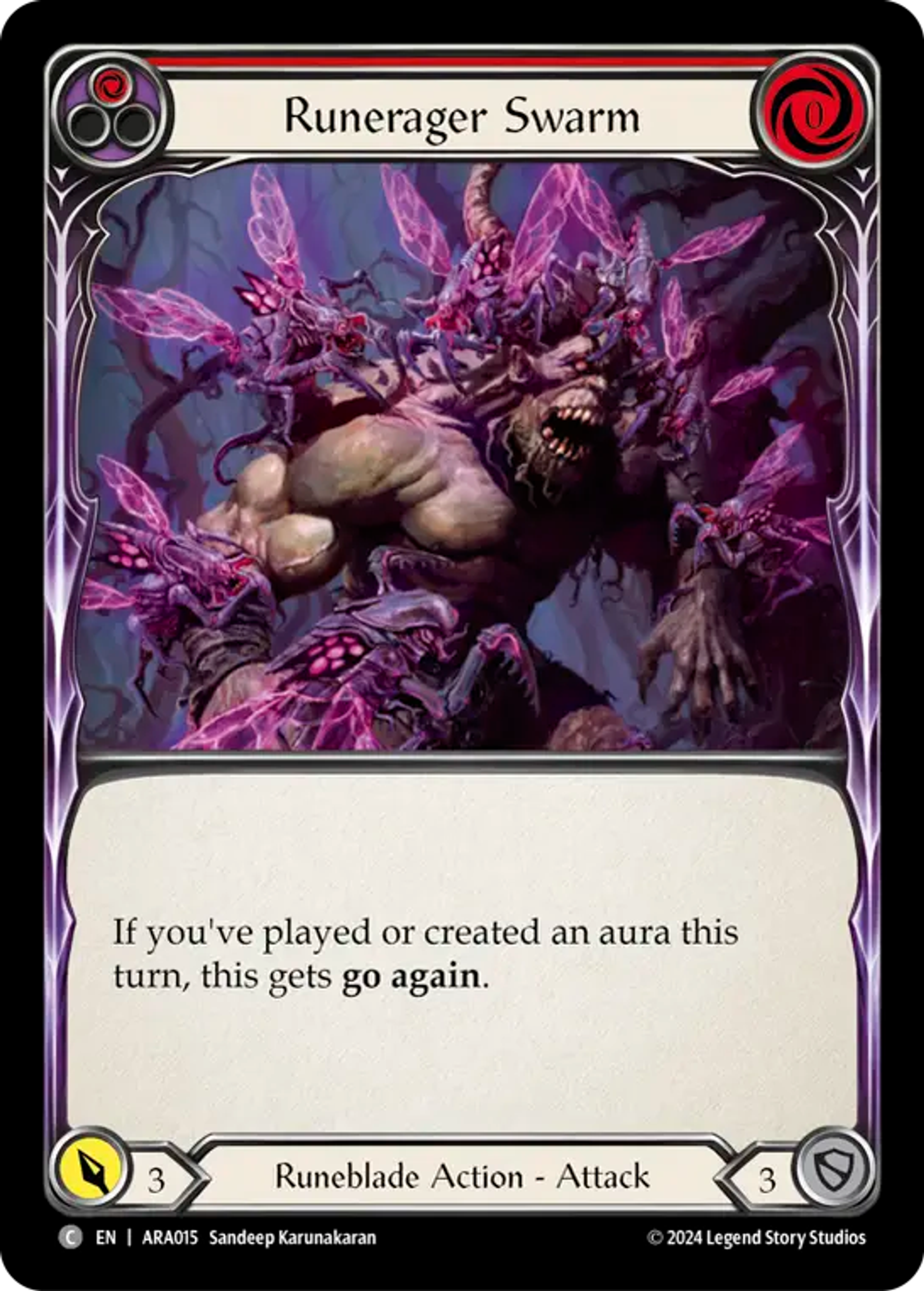 Runerager Swarm (Red) — Rosetta Blitz Deck - Aurora — Flesh and Blood