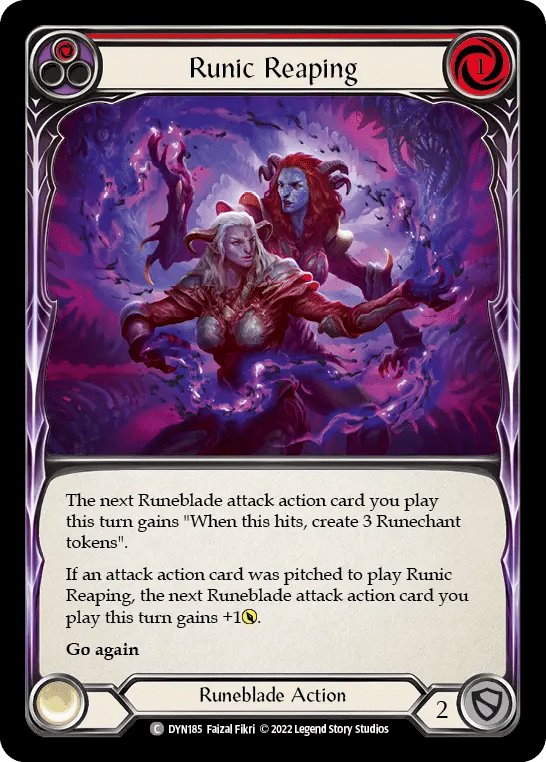 Runic Reaping (Red) — Dynasty — Flesh and Blood