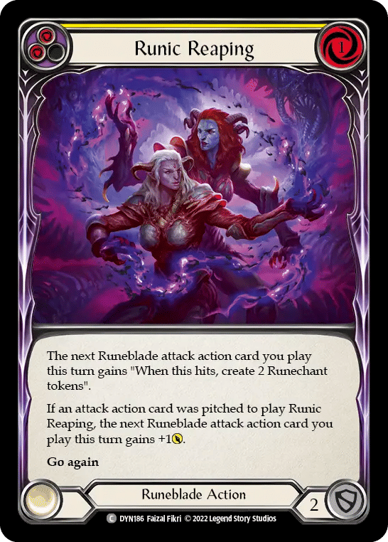 Runic Reaping (Yellow) — Dynasty — Flesh and Blood