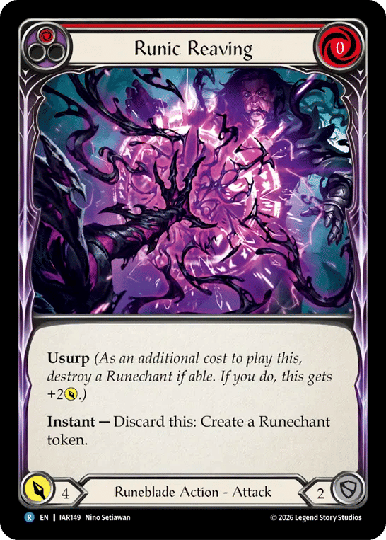 Runic Reaving (Red) — Usurp the Shadow Throne — Flesh and Blood