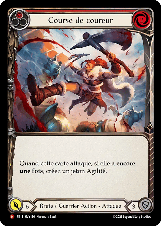 Course de coureur — Heavy Hitters — Flesh and Blood