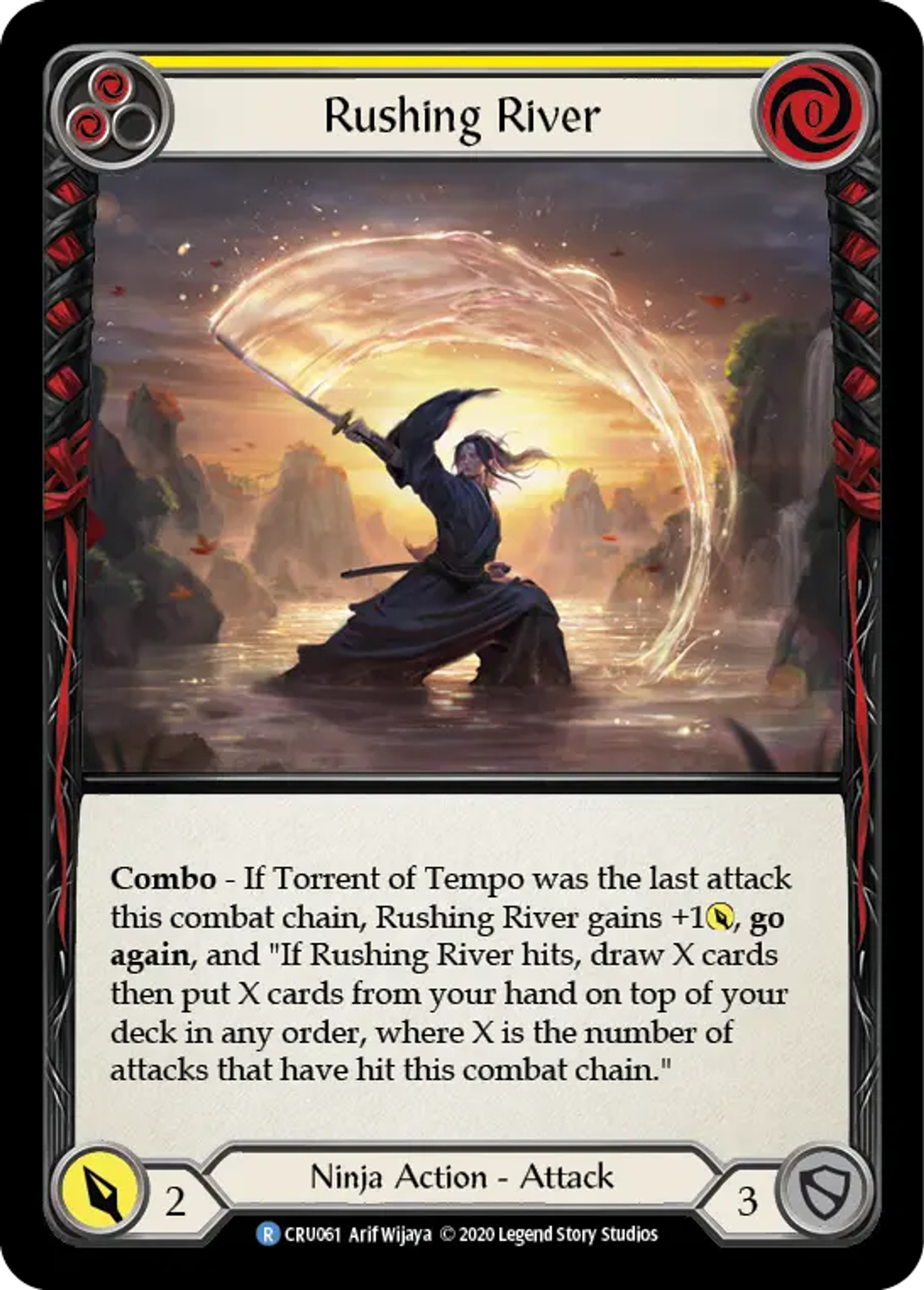 Rushing River (Yellow) — Crucible of War — Flesh and Blood