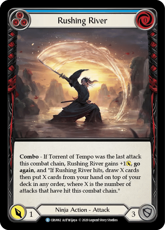 Rushing River (Blue) — Crucible of War — Flesh and Blood