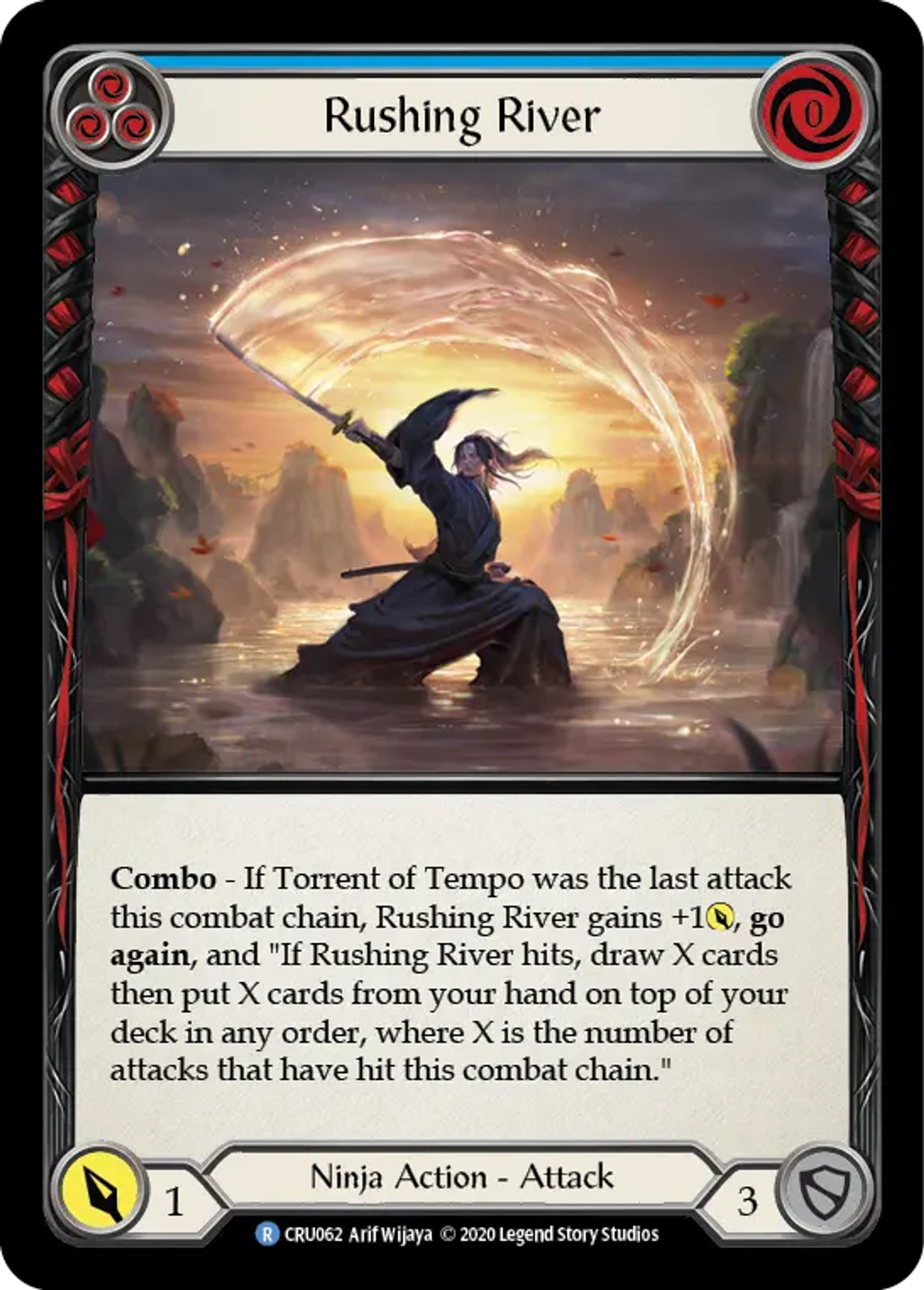 Rushing River (Blue) — Crucible of War — Flesh and Blood