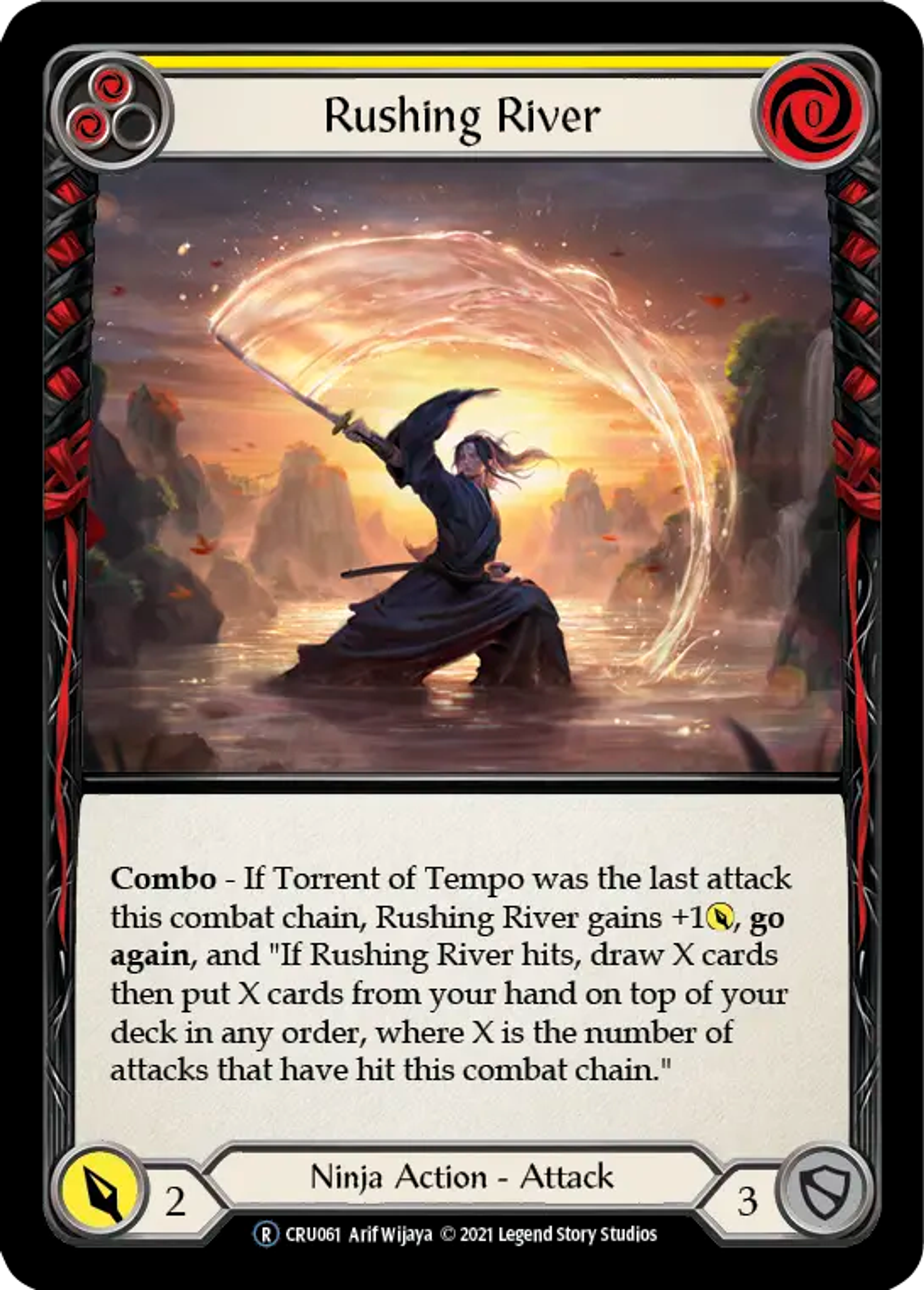 Rushing River (Yellow) — Crucible of War - Unlimited — Flesh and Blood