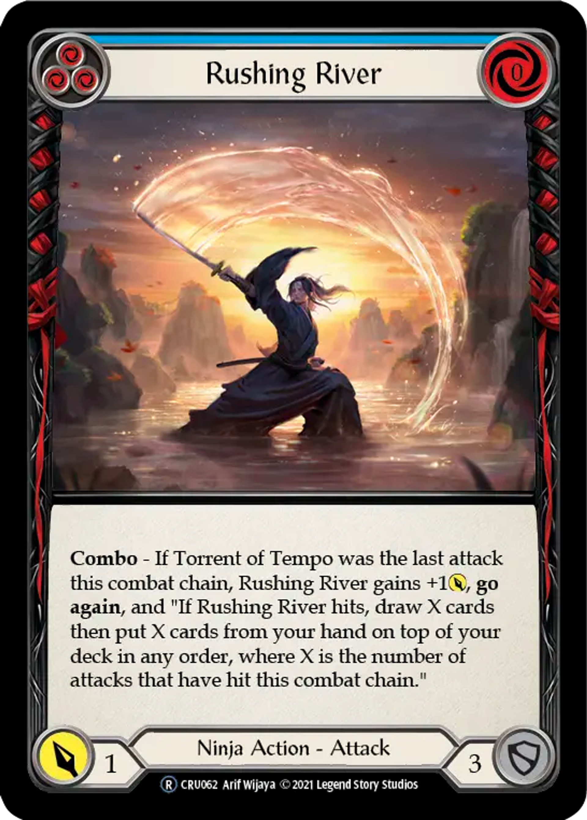 Rushing River (Blue) — Crucible of War - Unlimited — Flesh and Blood
