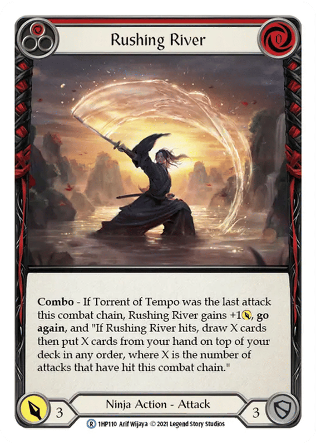 Rushing River (Red) from History Pack 1 - Flesh and Blood