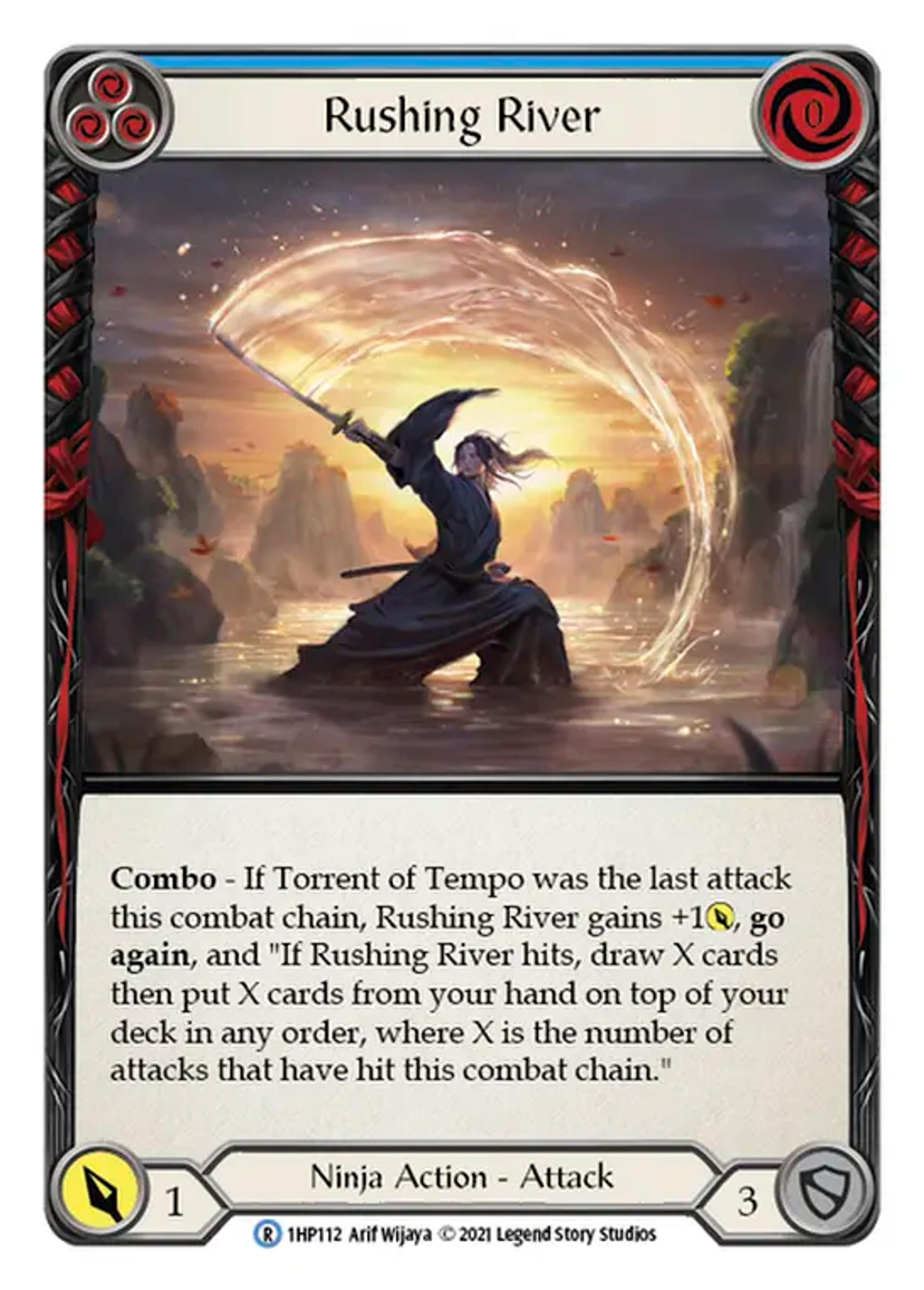 Rushing River (Blue) — History Pack 1 — Flesh and Blood