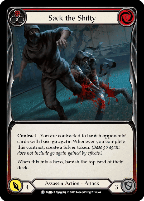 Sack the Shifty (Red) — Dynasty — Flesh and Blood