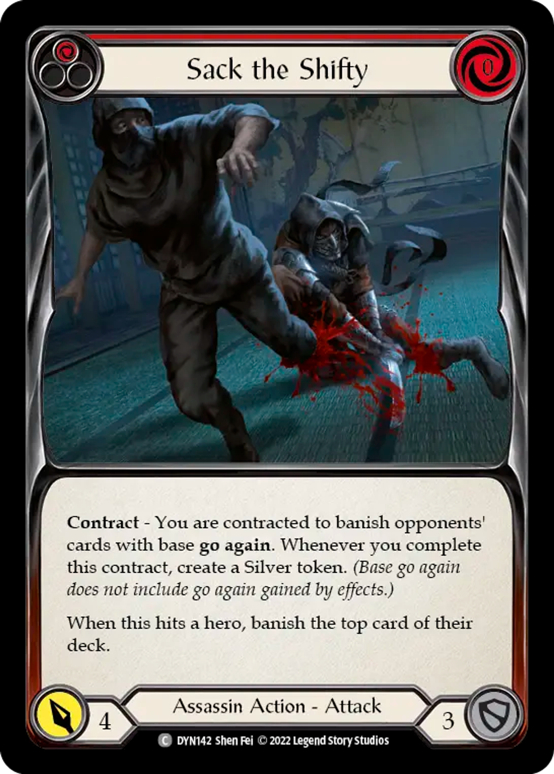 Sack the Shifty (Red) — Dynasty — Flesh and Blood