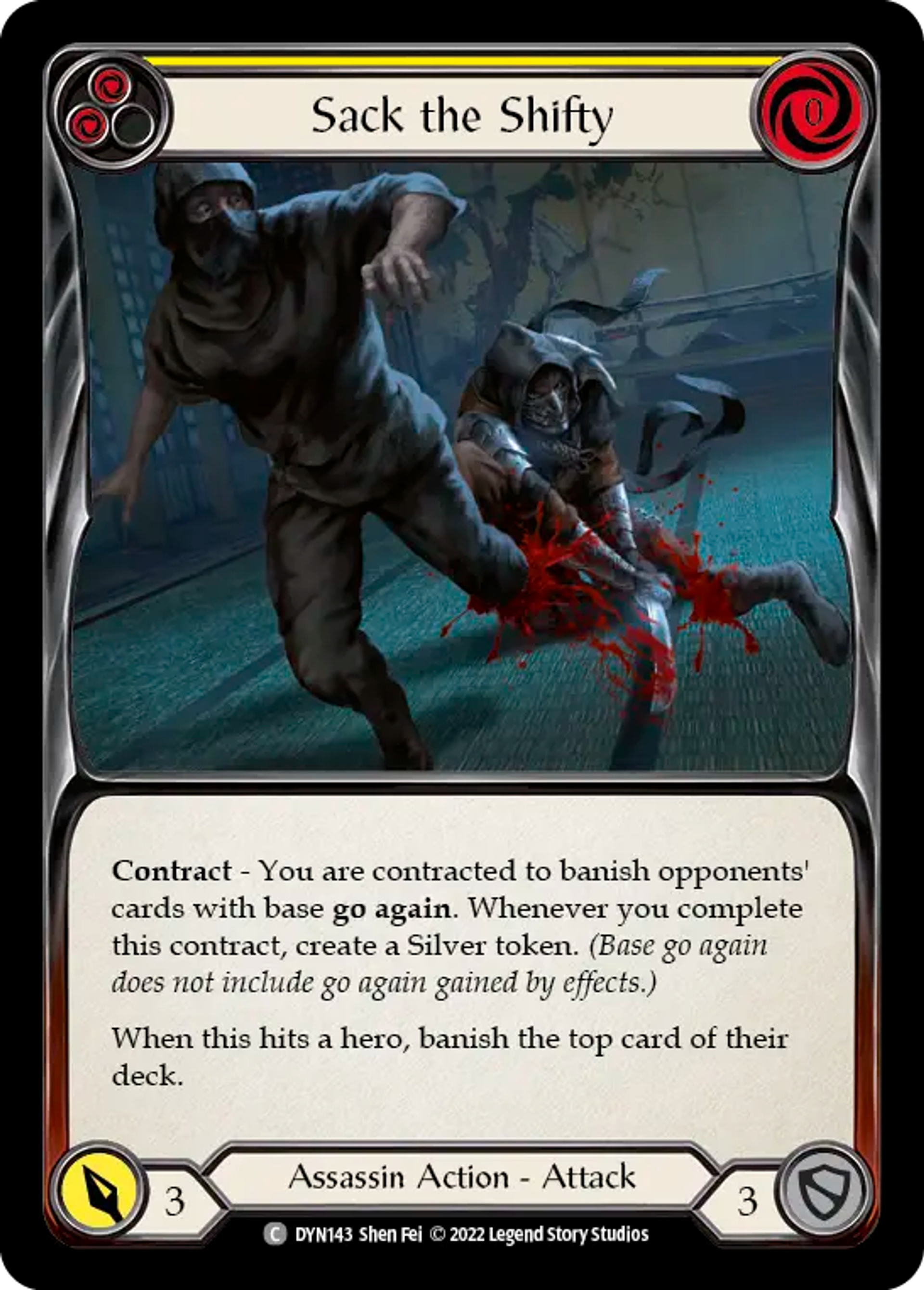 Sack the Shifty (Yellow) — Dynasty — Flesh and Blood