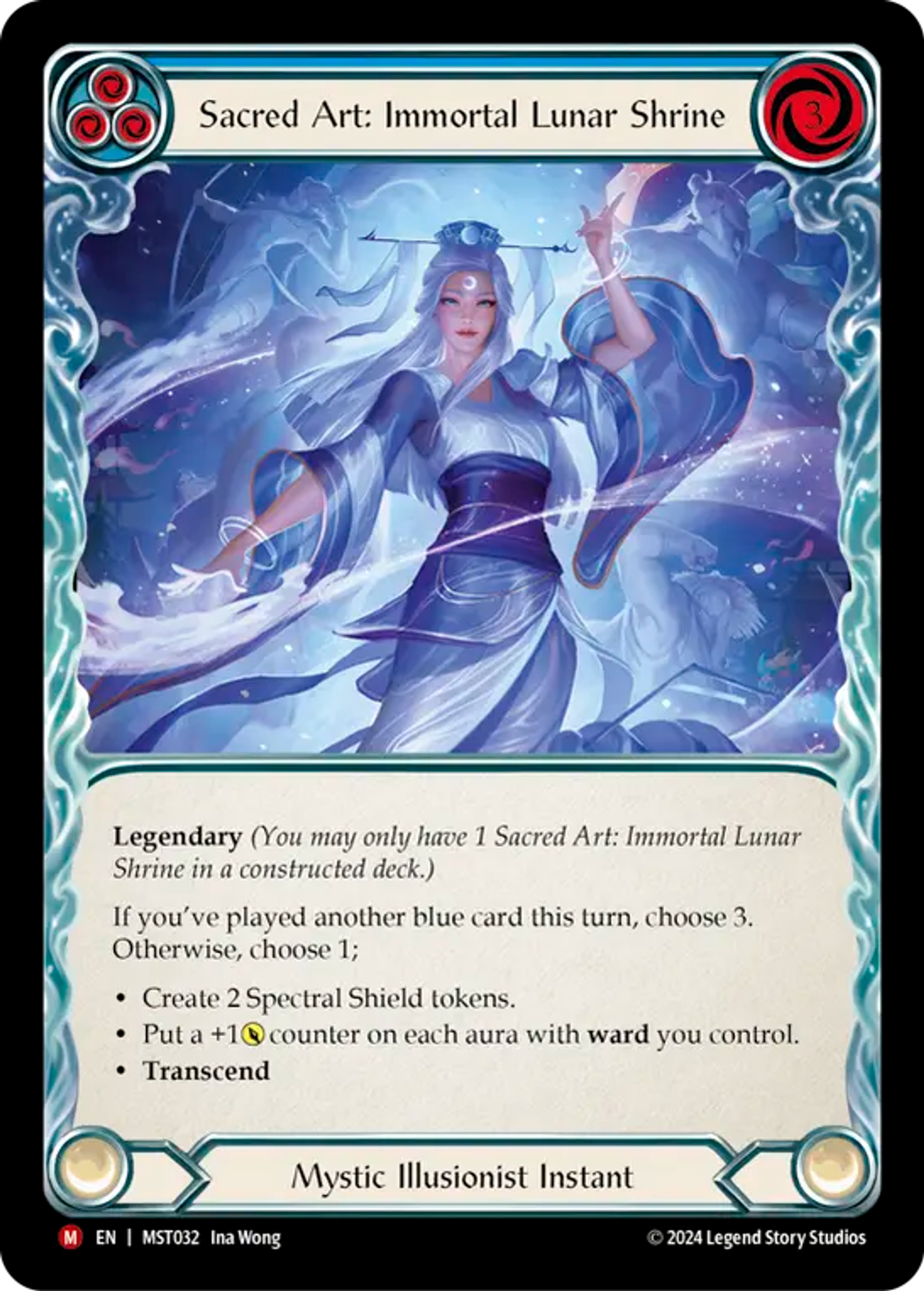 Art sacré : sanctuaire lunaire immortel — Part the Mistveil — Flesh and Blood